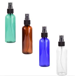 Wholesale Empty Plastic Makeup Travel Sprayer Bottle Refillable Perfume Container Round Shoulder Spray Bottles for Cleaning 500pcs 100ml