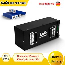 Lifepo4 Battery 48V 50Ah Esooter Ebike Aluminium Shell Batteria Pack 4000 Cycles for 1000W 1500W 1800W Motorcycle Trike Motor Kit