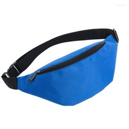 Waist Bags 2023 Outdoor Sports Waterproof Bag Man Women Hiking Cycling Running Bum Hip Unisex Casual Solid Fanny Pack 7 Colours