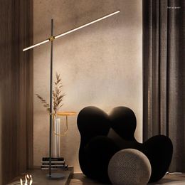 Floor Lamps Black Colour Postmodern LED Lamp For Living Room Standing 20W Table Bedrooms & Offices Lighting AC110V-220v