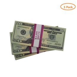 Other Festive Party Supplies Replica Us Fake Money Kids Play Toy Or Family Game Paper Copy Banknote 100Pcs/Pack Drop Delivery Home DheddMSA9