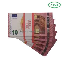 Other Festive Party Supplies Prop Money Copy Toy Euros Realistic Fake Uk Banknotes Paper Pretend Double Sided Drop Delivery Home Ga DhadrD478