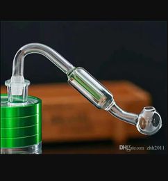 New Double Philtre glass walking plate Glass Bong Water Pipe Bongs Pipes SMOKING Accessories Bowls