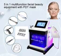 Professional Hydra Dermabrasion Hydro Facial Machine 8 In 1 Vacuum Ultrasound Microdermabrasion Machine Oxygen Spray Bubble Spa Skin Rejuvenation