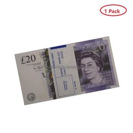 Other Festive Party Supplies 50 Size Replica Us Fake Money Kids Play Toy Or Family Game Paper Copy Uk Banknote 100Pcs Pack Practic DhxclQ2KG