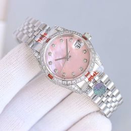 Diamond Watches Ladies Watch 36mm Automatic Mechanical Wristwatch Life Waterproof Steel Strap Calendar Wristwatches Designer Watchs For Women