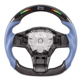 LED Performance Steering Wheels Display for Tesla Model Y Racing Driving Wheel