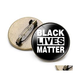 Pins Brooches Black Lives Matter Enamel Pin I Have A Dream Lapel Clothes Bag Badge Jewellery Gift Drop Delivery Otmdh