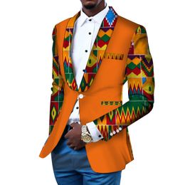 Men's Suits Blazers Men Blazer Slim Fit Fancy Blazers Suit Jacket African Men Clothes Blazer Wedding Dress Suit Dashiki Bazin Riche Ankara WYN145 230202