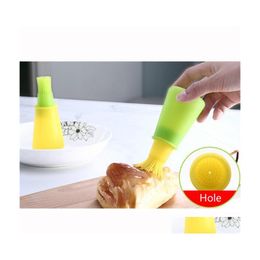 Baking Pastry Tools Sile Oil Brush Brushes Liquid Pen Cake Butter Bread Bbq Safety Basting Kitchen Drop Delivery Home Garden Dinin Dho5P