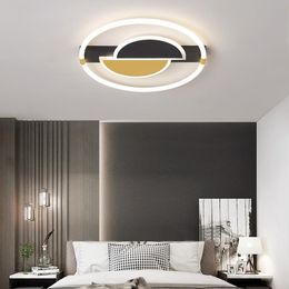 Ceiling Lights Modern Led For Bedroom Dining Room Square Ring Living Study Chandeliers Kitchen Lamps FixturesCeiling