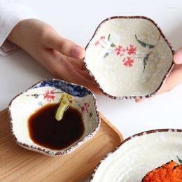 Plates Japanese Wafeng Small Dish Ceramic Creative Saucer Vinegar Soy Sauce Household Flavor Dipping