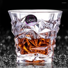 Wine Glasses Brand Glass Lead-free Heat Resistant Transparent Crystal Beer Whiskey Brandy Vodka Cup Multi Pattern Drinkware Bar Gifts