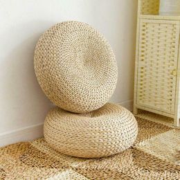 Pillow Straw Mat Weave Yoga Seat Floor Decors Chair Living Room