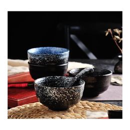 Bowls Household Japanesestyle Eating Small Bowl Ceramic Tableware Set Soup Dip Rice Drop Delivery Home Garden Kitchen Dining Bar Dinn Dhfmh