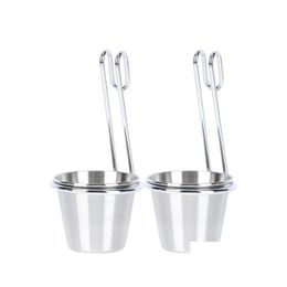 Bowls 2Pcs Hanging Sauce Bowl Practical Household Kitchen Cooking Dip Connt Cup Drop Delivery Home Garden Dining Bar Dinnerware Dhlym