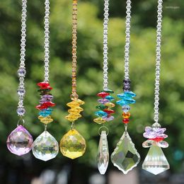 Chandelier Crystal Suncatchers Pendant Prisms Hanging Ornament Chakra Octogon Pendants For Home Office Garden Decoration