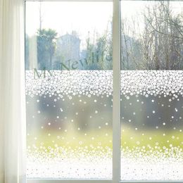 Window Stickers Falling Flower Petal Frosted Opaque Glass Sticker Bathroom Balcony Sliding Door Privacy Home Decor 45 500cm