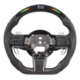 Carbon Fiber Customized Racing Wheel for Mazda RX8 II LED Sports Steering Wheel
