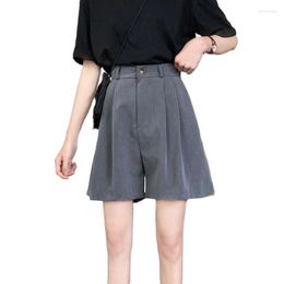 Women's Pants Make Firm Offers Suit Shorts Since Straight Waist Wide Students Five Minutes Of Show Thin Leisure Trousers