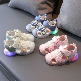 Boys Summer Kids Fashion Light Soft Flats Toddler Baby Girls Sandals Infant Casual Beach Children Shoes Outdoor 0202