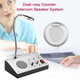 Walkie Talkie Dual Way Anti-Interference Window Counter Intercom System For Bank Ticket Station Dining Hall Voice