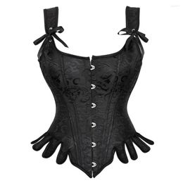 Women's Shapers Wedding Lingerie Chest Corset Double Shoulder Classic Rococo Vest Dress