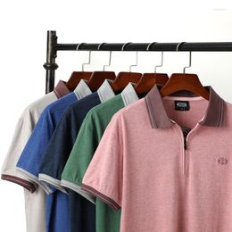 Mens Polos 2023 Arrival Fashion Men Polo Shirt Double Side Stripe Slim Fit Brand Camisa Masculina Cotton Breathable