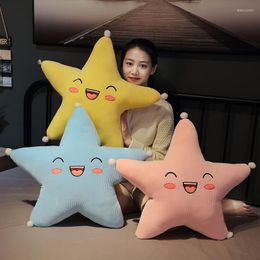 Pillow 1pcs Ins Nordic Style Star Soft Bed Gint Smile Plush Chair/Sofa Shoot Decor Girl/Kids Bit Gifts