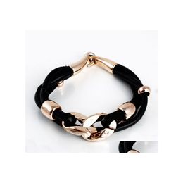 Charm Bracelets Acrylic Bracelet Wholesale Women Men Bangles Drop Delivery Jewellery Dhpd1