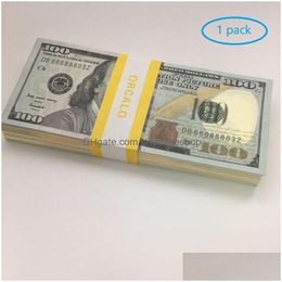 Other Festive Party Supplies Prop Money Faux Billet Copy Paper Toys Usa 20 50 100 Fake Dollar Euro Movie Banknote For Kids Christm Dhucv6GN4