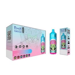 Fumot RandM OriginalTornado 9000 Puffs Vape Pen 53 Colours Rechargeable with RGB light disposable electronic cigarettes