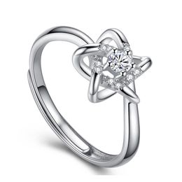 Band Rings Pentagram Ring Ladies Party Jewellery Gift Star Open Drop Delivery Dhgzm