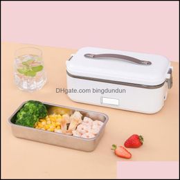 Dinnerware Sets Electric Lunch Box Office Workers Insation When The Can Be Pled Into Steamed Rice With Gifts Drop Delivery Home Gard Dh78D