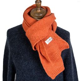 Scarves Children's Soft Knitting Scarf Fashion Solid Colour Baby Warm Winter
