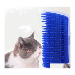 Cat Toys Pet Comb Removable Corner Scratching Rubbing Brush Hair Removal Mas Grooming Cleaning Supplies Drop Delivery Home Garden Dhcj5
