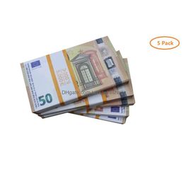 Other Festive Party Supplies Prop Money Copy Toy Euros Realistic Fake Uk Banknotes Paper Pretend Double Sided Drop Delivery Home Ga DhadrNGFF