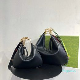 Tasarımcı Crossbody Siyah Omuz Çantası Lüks Çantalar Hobo Yarım Ay Kruvasan Çantalar Deri Moda Debriyaj Çanta Tote Bages Kahverengi Çanta Tasarımcı Kadın Çanta Lady Bag