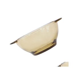 الأوعية 1 PC Glass سلطة الفاكهة فاكهة حساء الشفافة وعاء الأدوات الطاولة المنزلية للمنزل إسقاط تسليم حديقة المطبخ بار Dinnwa DH963