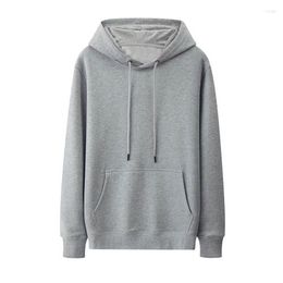 Men's Hoodies Autumn Cotton Hooded Sweatshirts Pius Size Bust 138cm 4XL 6XL 7XL 8XL Casual Loose Long Sleeve Women 9 Colors