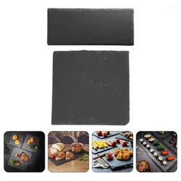 Plates Slate Plate Serving Board Tray Steak Sushi Storage Platter Cheese Japanese Chopping Dish Dessert Trays Fruit Party