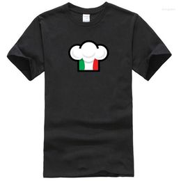 Men's T Shirts T-shirt Italian Chef Hat O-Neck Tee Shirt Homme Style Man Fashion Arrival