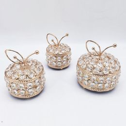 Storage Boxes Jewellery Box Organising Girl Earrings Ring Iron & Bins