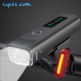 s Smart Induction Bicycle Front Set USB Rechargeable MTB Rear Cycling FlashLight For LED Headlight Bike Lamp 0202