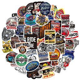 50Pcs Classic Vintage Car Stickers for Teens Adults Men Waterproof Vinyl Decorative Old Car KL003-158