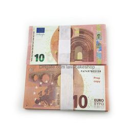 Other Festive Party Supplies 2022 Prop Money Toys Dollar Euros 10 20 50 100 200 500 Commemorative Fake Notes Toy For Kids Christma Dhig2M7F3