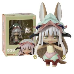 Action Toy Figures Made in Abyss Nanachi 939 Assemble Change Face Figure Doll Gift 230202