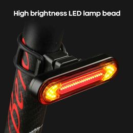 Lights 500mah Taillight USB Easy Installation Remote Wireless Control Bike Rear Lamp LED Bicycle Lantern Turn Signal Light 0202