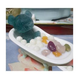 Bowls Creative Ceramic Bathtub Ice Cream Snack Fruit Bowl Microwave Bake Pan Breakfast Dinner Set Milk Oat Dessert Cute Mould Drop De Dhlig