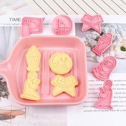 Baking Moulds 3D Cartoon Fondant Cake Mould Food-Grade Plastic Pastry For DIY Decoration Supplies Tools